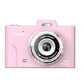 Pikkukuva 1 / 5: 1080P Lasten Kamera 48MP Kaksoislinssit 8X Optinen Zoom Mini 2.8 tuuman TFT-näyttö Loistava Pojille Tytöille Lapsille - Pinkki