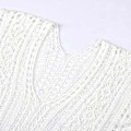 Miniatyrbillede 4 af 5: Dame Sommer Badedragt Bikini Strand Badetøj Hæklet Cover Up Off White