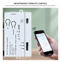 Pikkukuva 3 / 5: WiFi Relekytkin 1CH Ääniohjaus APP Kaukosäädin Langaton Kytkinmoduuli Lampulle Tuulettimen Pistorasialle 7?32V USB 5V