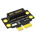 Miniatyrbillede 1 af 5: PCI-E 1X 3.0 90 Graders Omvendt Han til Hun Riserkort til 2U Server (Installationsretning mod CPU)