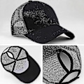 Miniatyrbillede 4 af 4: Simpel Truckerkasket Unisex Justerbar Mesh Baseball Reklame Forskellige Farver Black