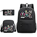 Miniatyrbild 1 av 5: Guardians Of The Galaxy 3-pack Ryggsäckar Cartoon Barn Pojkar Flickor Skolväska Lättvikts Studenter Vattentät Kapacitet Mochilas style 11