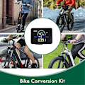 Miniatyrbild 1 av 5: P5C Elcykel LCD Display Mätare 24V-60V+36V/48V 350W Sinusvåg Kontroller UART Ebike Färg LCD Display Mätare 5PIN