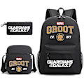 Miniatyrbild 1 av 5: Guardians Of The Galaxy 3-pack Ryggsäckar Cartoon Barn Pojkar Flickor Skolväska Lättvikts Studenter Vattentät Kapacitet Mochilas style 29