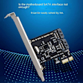 Pikkukuva 2 / 5: PCIE - SATA-kortti PCI-E -sovitin PCI - SATA3.0 -muunnin 2-porttinen SATA III 6G -laajennusohjain Ca