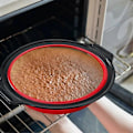 Miniatyrbillede 3 af 5: Rund Form Silikone Foldbar Kagebageform Mousse Fondant Cylinderform til Konditori Dessert Gelé Fremstilling, Grå