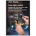 Pikkukuva 3 / 5: UUSI 80W LED Video Valo Kaksivärinen COB Valokuvausstudio Valo 2500K-6500K 10000mAh Video Livestreaming EU-PISTOKE