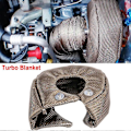 Miniatyrbillede 2 af 4: Turbo Tæppe Varme Skjold Dækning Barriere Turbo Oplader Dækning Wrap til T3 Turboladere