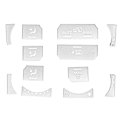 Miniatyrbilde 1 av 5: 12 stk. Dash Button Klistremerke Erstatning for Land Rover Range Rover Evoque 2012?2018