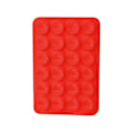 Miniatyrbilde 1 av 4: 5 stk. Silikon Sugekopp Telefondeksel Limfeste, For Iphone & Android Mobiltelefon Deksel Kompatibel, Håndfri Mobil Tilbehør Holder red