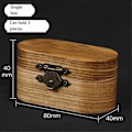 Miniatyrbild 5 av 5: Räfflade Gitarrplektrum, Gitarrplektrum i Trä, Gitarrplektrum i Trä för Elgitarr, Akustisk Gitarr eller Basgitarr, E