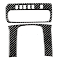 Miniatyrbild 1 av 4: 2 st Äkta Kolfiber Växelspaksknapp Panel Trim Ram Passar för Civic 10:e FC/FK 1619