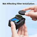 Miniatyrbilde 4 av 5: For Action 4 / Action 3 Sports Camera Silikon Linsebeskyttelse Deksel