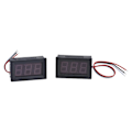Miniatyrbild 1 av 5: 3-tråds DC Digital Display Voltmeter Display 0,56 tum LED Digital Extern Displaymodul DC 0-99,9V (Blå Röd)
