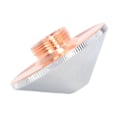 Miniatyrbilde 3 av 5: Laserdyse Skjæremaskinhode Kutter Dobbel Optisk Fiber Krombelagt Kobber 1.6mm / 0.06in Apertur