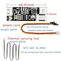 Miniatyrbild 4 av 5: Temperaturkontrollmodul Enkel 12V DC PWM 2-3 Tråds Fläkt Temperaturkontroll Guvernör Dator