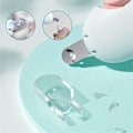 Miniatyrbillede 4 af 5: Katte Negleklippere med Fil Rustfrit Stål Bærbar Præcis Blodlinje Positionering Justerbart Hul Kæledyrstilbehør, B