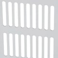 Miniatyrbilde 3 av 5: Luftventilgitter Varmeavledning Aluminiumslegering Sølv Rektangulær Ventilasjonsgitterdeksel for Skap Klesskap RV Campingvogn 80x250mm/3.14x9.84in