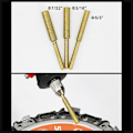 Miniatyrbillede 2 af 5: 12-pak Diamant Motorsavfile, Gratslibestenfil, Titaniumbelagt Slibeskive Motorsavssliber (4,0 mm)