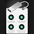 Miniatyrbilde 5 av 5: USB Ekstern Lydkonverter Eksternt Lydkort 5.1 Kanal Hodetelefonadapter Lydkort SPDIF for PC Datamaskin
