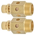 Miniatyrbilde 2 av 5: 2 stk. Pneumatisk lyddemper messing luftutblåsning justerbar strupetype demper lyddemper 1/2in PSC?04
