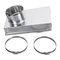 Miniatyrbild 1 av 5: Torktumlare Ventilationskit Aluminiumlegering Slät Innervägg Universal Torktumlare Ventilationsperiskop Ersättning