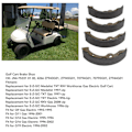 Miniatyrbilde 4 av 5: Golfbil Bremsesko Sett Metall Legering Høy Styrke JN6 F5331 01 00 Erstatning for EZGO Medalist TXT RXV Workhorse