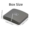 Pikkukuva 3 / 5: Carplay Ai Box Langallisesta CarPlaysta langattomaan Dongle-aktivaattoriin USB/Type-C-porttituki automultimediasoittimelle