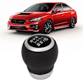 Miniatyrbilde 4 av 5: 6-trinns bilgirspakknapphode automatisk girspakhåndtak erstatning for Subaru svart