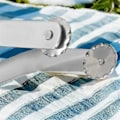 Miniatyrbilde 5 av 5: Pølse Vendetang, Kjøkkenmatlagings Tang, Grilltang for Grilling, Pølse Grilltang, Langt Håndtak Kjøkkentang A