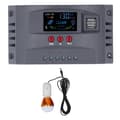 Solarladdningsregulator med LCD-skärm, MPPT, överströmsskydd, solarladdningsregulator 12V 24V 20A