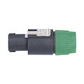 Miniatyrbillede 4 af 5: 4 stk. 4-polet højttalerstik Twist Lock Audio Power Amplifier kabelstik CNL4FC (Grøn)
