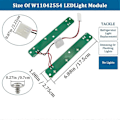 Miniatyrbillede 3 af 5: W11042554 Køleskabs LED Lysmodul, Board Kompatibel med Whirl-Pool A-, Køleskabs LED Modul