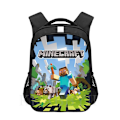 Miniatyrbild 4 av 5: 16 tum Mochila Barn Skolväska Barn Tecknad Anime Tryckt Skolväska Gold