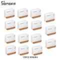 Pikkukuva 1 / 5: 1-20kpl Sonoff Mini R4 Wifi Kytkinmoduuli Älykäs Wi-fi 2-suuntainen Kytkin Älykäs Koti Toimii R5 S-mate 15pcs
