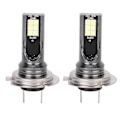 Miniatyrbilde 1 av 3: 2 stk. H7 12LED Bilfrontlykt 3000K 24W 1000LM Høyt Lys Tåkelys