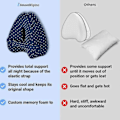 Miniatyrbild 2 av 5: Smooth Spine Pillow, Smooth Spine Alignment Pillow - Lindrar höft- och ischiasvärk, Smooth Spine Leg Pillow, 100% Ny Yellow