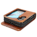 Miniatyrbillede 3 af 5: Læder Telefon Cover Til Oppo Find N2 Flip Brown
