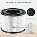 Miniatyrbillede 5 af 5: AP-S0610L Luftfilter Udskiftning til AP-S0610L Luftrenser 3-i-1 Filter Højeffektivt Aktivt Kulfilter