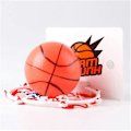 Miniatyrbilde 2 av 5: Mini Basketballkurvsett Veggfeste Innendørs Basketballsett For Barn Gutter (hvit)