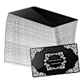 Miniatyrbilde 1 av 5: 180 stk. metallgraveringsblanketter fargerik aluminiumsplate lasergravering visittkort gravering DIY gavekort A