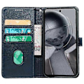 Miniatyrbillede 2 af 5: Telefoncover til HMD Pulse Læderetuier Blue