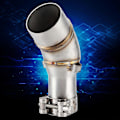 Miniatyrbillede 2 af 4: Motorcykel Slip On Udstødning Mellemled Rør Adapter Konnektor til Yamaha R25 R3 2013-2016