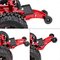 Pikkukuva 3 / 5: -Up Wheelie Bar Säädettävä 1/14 14210 14209 RC-auton päivitysosille Tarvikkeet Hopea