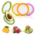 Miniatyrbillede 2 af 5: 4 stk. Avocado Saver og Tomatholder Frugt Crisper Madopbevaringsbeholdere Multifunktionelle Frugt Grøntsagsbeskyttere til Citroner Tomater Hvidløg