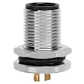 Miniatyrbilde 1 av 5: M12?F2?P4 Panelmontert Sokkel F2 M12 IP67 Vanntett Kobling 4-pinners Pluggadapter