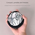 Miniatyrbilde 2 av 5: Hvit+Sølv Lysreflektor Lysdiffuser Sammenleggbar for Studiofotografering Belysning og Utendørsbelysning