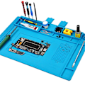 Miniatyrbillede 2 af 5: Silikone Loddestation Måtte Telefon Stor Reparation Computer Værksted Vedligeholdelse Anti Mobil Statisk Svejsning Resistent