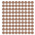 Miniatyrbilde 1 av 5: 100 stk. Brune Håndlagde Hengelapper Bryllupsgave Dessertmerker Smykker Prislapp #2