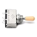 Miniatyrbild 3 av 3: Solid Knappaxel Box-stil för SG 3-vägs Pickup Selector Toggle Switch, beige Spets